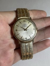 Vintage Hamilton Thin-O-Matic Relógio Automático 10k GF 34mm - Mostrador Prêmio de Serviço comprar usado  Enviando para Brazil