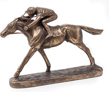 Galloping racehorse jockey for sale  SWANLEY