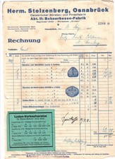 Alte rechnung stolzenberg gebraucht kaufen  Mühlhausen/Thüringen