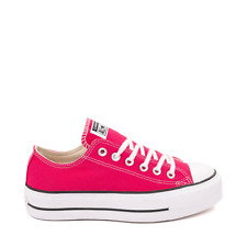 Usado, NUEVO Converse Chuck Taylor All Star Plataforma Elevadora Baja Rosa Caliente Para Mujer segunda mano  Embacar hacia Argentina