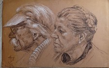 Dessin ancien signé d'occasion  Domérat