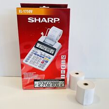 Usado, Calculadora de impressão Sharp EL-1750V 12 dígitos desktop comprar usado  Enviando para Brazil