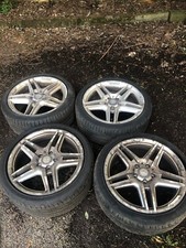 Mercedes alloy wheels for sale  BURY