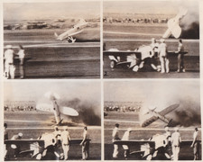 Foto de imprensa 1936 piloto Joe Jacobson cai seu avião em corridas aéreas nacionais comprar usado  Enviando para Brazil