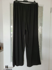 Black elasticated trousers for sale  WISBECH