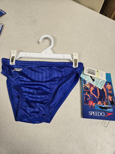 Cueca de banho masculina SPEEDO AQUABLADE azul royal tamanho 30 RARA comprar usado  Enviando para Brazil