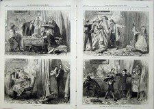 Old antique print for sale  UK