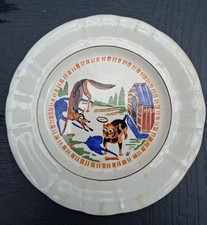Assiette peint main d'occasion  Le Chesne