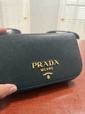 Prada black saffiano for sale  Bloomington