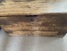 Vintage wooden chest for sale  BRISTOL