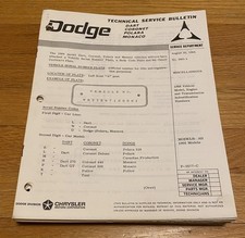 1966 dodge technical for sale  Evergreen Park