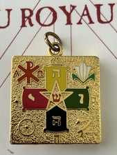Pendentif pentacle royaume d'occasion  Tours-