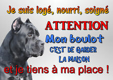 Plaque attention chien d'occasion  Lapalud