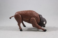 Vintage 2001 K&M International Buffalo Bison Zwierzę Figurka Pozycjonowana na sprzedaż  Wysyłka do Poland