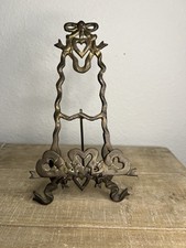 Porta-livros vintage ornamentado art nouveau latão moldura suporte cavalete comprar usado  Enviando para Brazil