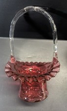 Fenton cranberry basket for sale  Hadley