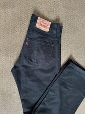 JEANS JEANS PRETO MUITO RARO VINTAGE LEVIS 506 W30 L32 LVC LEE 501 comprar usado  Enviando para Brazil