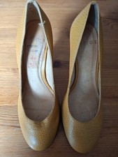 Mustard leather office for sale  READING