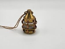 Mini enfeite de lanterna náutica vintage bronze pesado comprar usado  Enviando para Brazil
