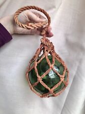 Green glass fishing for sale  UK