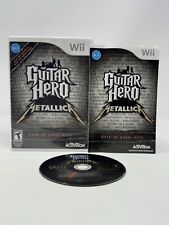 Guitar Hero: Metallica (sin arañazos) para Nintendo Wii *probado* completo en caja original, usado segunda mano  Embacar hacia Argentina