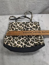 Velvet leopard handbag for sale  League City