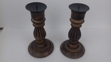 Pair carved wooden for sale  SHEFFIELD