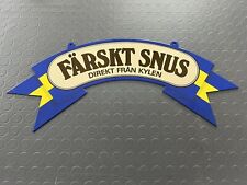 Färskt snus musterschild gebraucht kaufen  Gaggenau