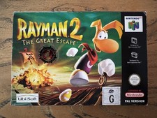 Rayman 2 The Great Escape Nintendo N64 versão PAL na caixa com manual🔥JOGO QUENTE🔥 comprar usado  Enviando para Brazil