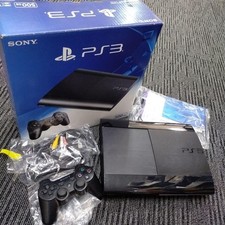 PS3 Sony PlayStation3 preto carvão CECH-4300C 500GB usado com na caixa comprar usado  Enviando para Brazil