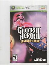 Usado, Guitar Hero III Legends of Rock Xbox 360 SOMENTE MANUAL Autêntico Original comprar usado  Enviando para Brazil