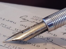 Penna stilografica argento usato  Milano