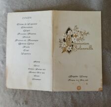 Ancien menu communion d'occasion  Saint-Lô