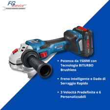 Smerigliatrice batteria 1500w usato  Modugno