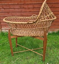 1960s wicker baby for sale  ROMFORD