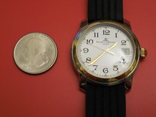 BAUME MERCIER 18K/AÇO 37MM CAPELAND GM DATA COM ALÇA DE BORRACHA comprar usado  Enviando para Brazil