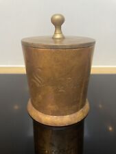 Vintage brass lidded for sale  LONDON