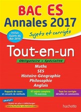 Annales bac 2017 d'occasion  France
