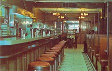 1965 NY Brooklyn Vam almoço interior juke box cartão de visita 2,25x3,5 #12, usado comprar usado  Enviando para Brazil