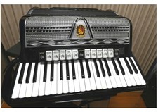 Usado, Raro Acordeão Italiano Marinucci Super E.M 950 Luxo Profissional Vintage comprar usado  Enviando para Brazil