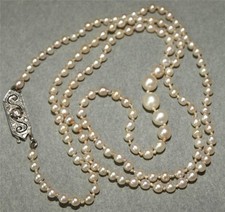 Antique pearl necklace for sale  UK