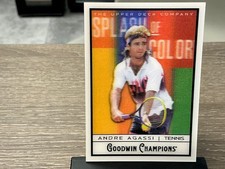 2025 UPPERDECK GOODWIN CHAMPIONS ANDRE AGASSI SPLASH OF COLOR 3D #SCL-AA comprar usado  Enviando para Brazil
