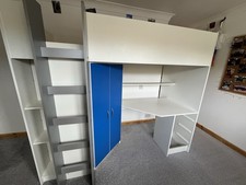 Cabin bed desk for sale  SOUTHAM