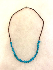 Turquoise chip heishi for sale  Ossining