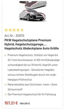 Autoabdeckung auto cover gebraucht kaufen  Nürnberg