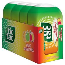Tic Tac Fruit Adventure Mints 3,4 onças pacote com 4 sabor frutado sem glúten, usado comprar usado  Enviando para Brazil