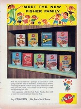Fisher flour vintage for sale  Glendora