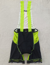 Bermuda de ciclismo Ekoi masculina preta amarela limão acolchoada tamanho G comprar usado  Enviando para Brazil