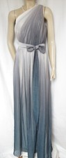 Abendkleid grau creme gebraucht kaufen  Bad Teinach-Zavelstein