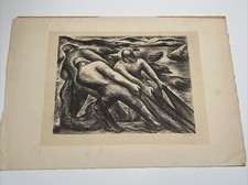 Antique cain lithograph for sale  San Diego